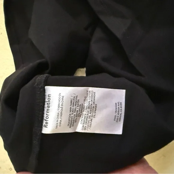 Reformation Black & White Tank Top – Women’s XL – NWT - Picture 8 of 8